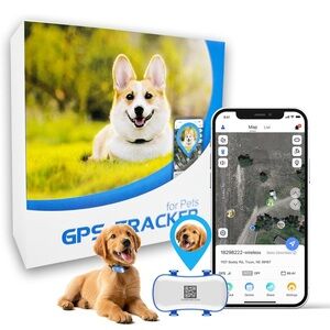 Wanwaytech GPS Tracker for Pets - Blue NWT